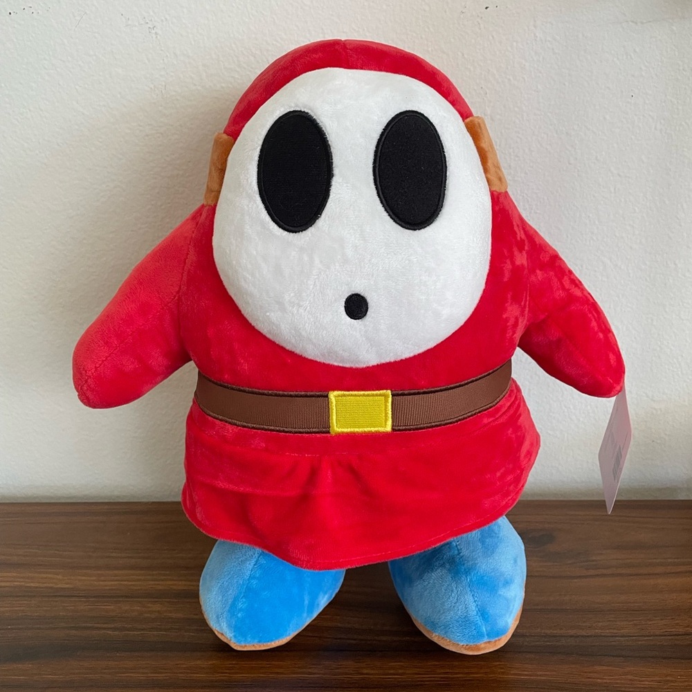 Shy Guy from Super Mario Bros. Nintendo 14 Inch Plush BRAND NEW!